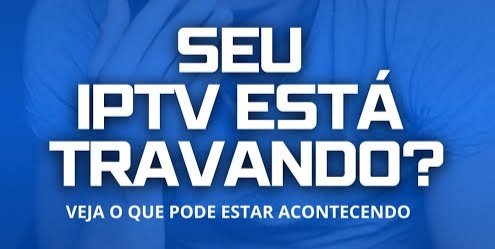 Tela de TV travada durante uma transmissão de streaming