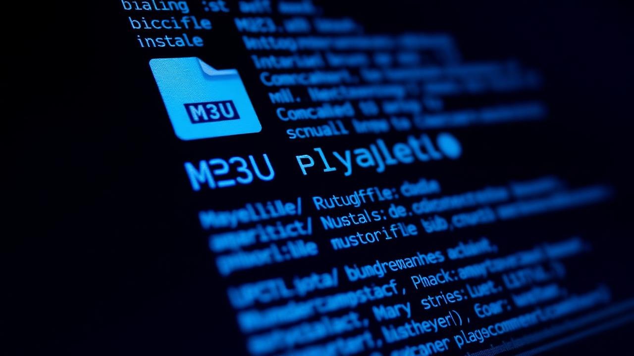Representação visual de uma lista de canais organizada digitalmente