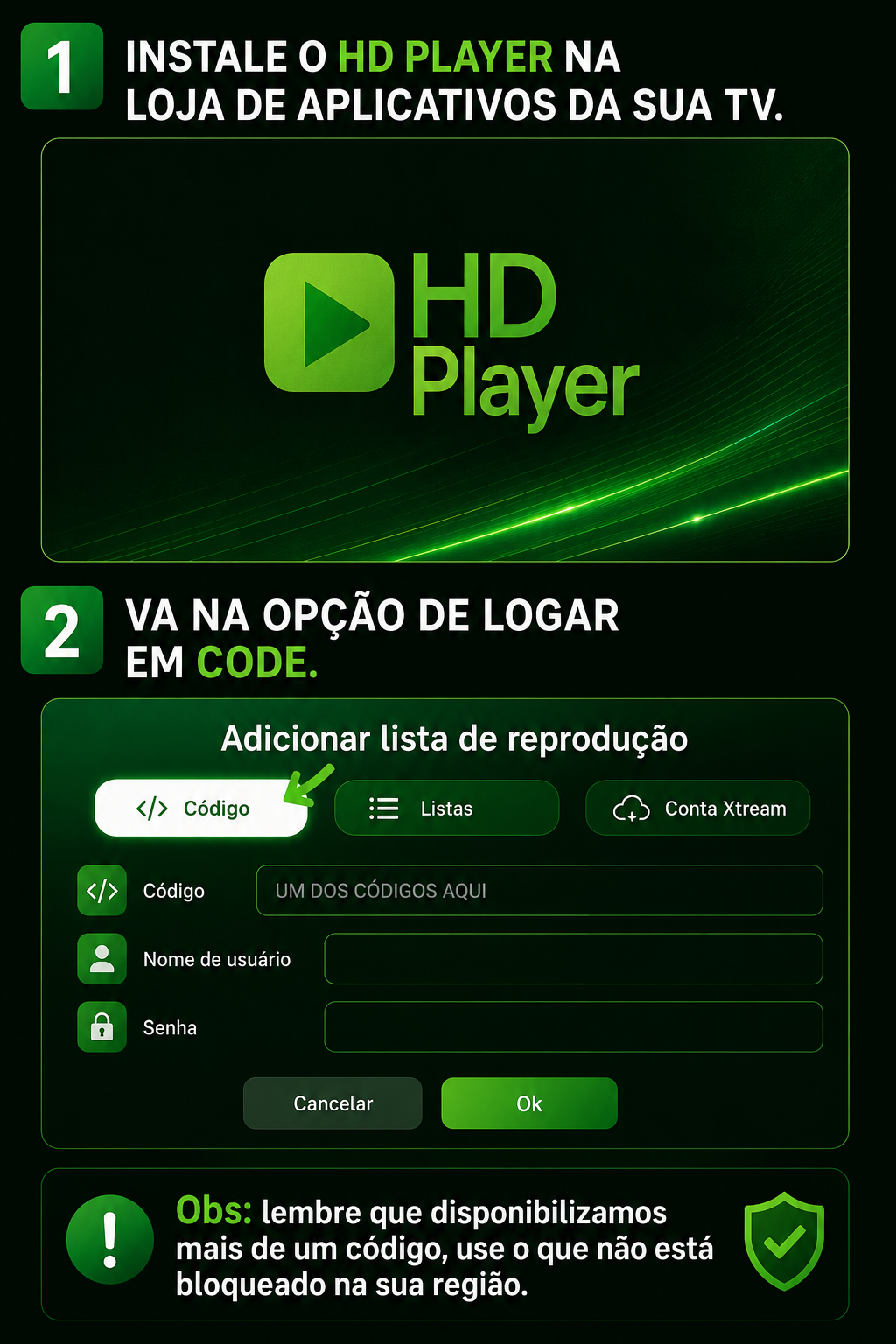 HD Player — Passo 5